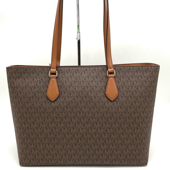 Michael Kors Bag Large Sheila Mf Tote Bag Brown/Gold - Picture 5 of 11